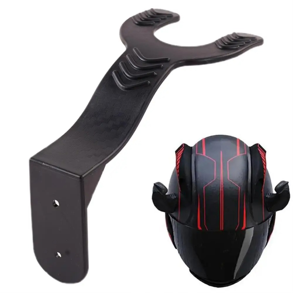Motorcycle Gear Kitchener - ABS Motorcycle Head Gear Hook Black