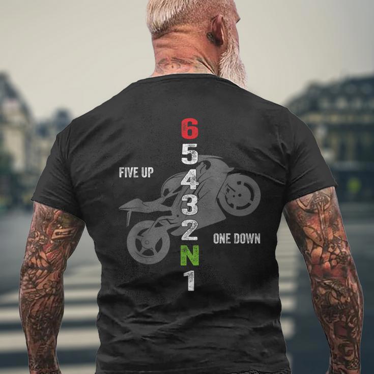 Motorcycle Gear Pattern - Back printed motorcycle gear pattern short
