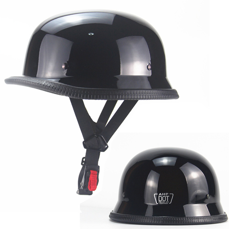 Motorcycle Gear Vintage - Vintage Motorcycle Cruiser Helmet Open Face