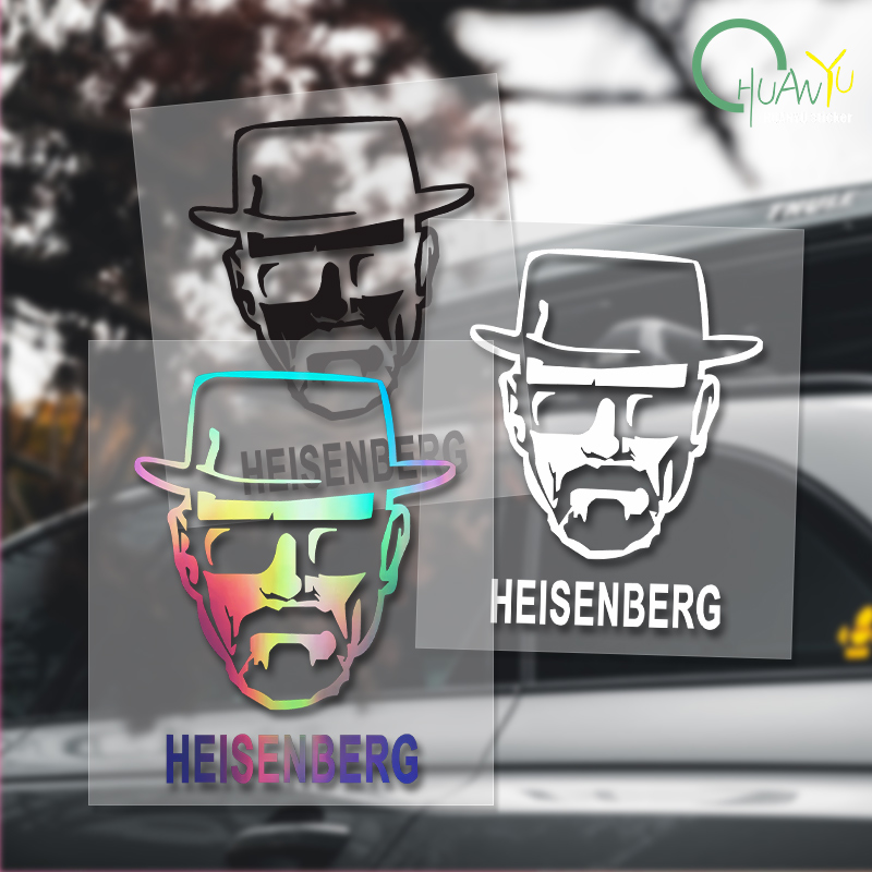 Motorcycle Gear Pattern - HEISENBERG Creative Text Pattern Sticker Car