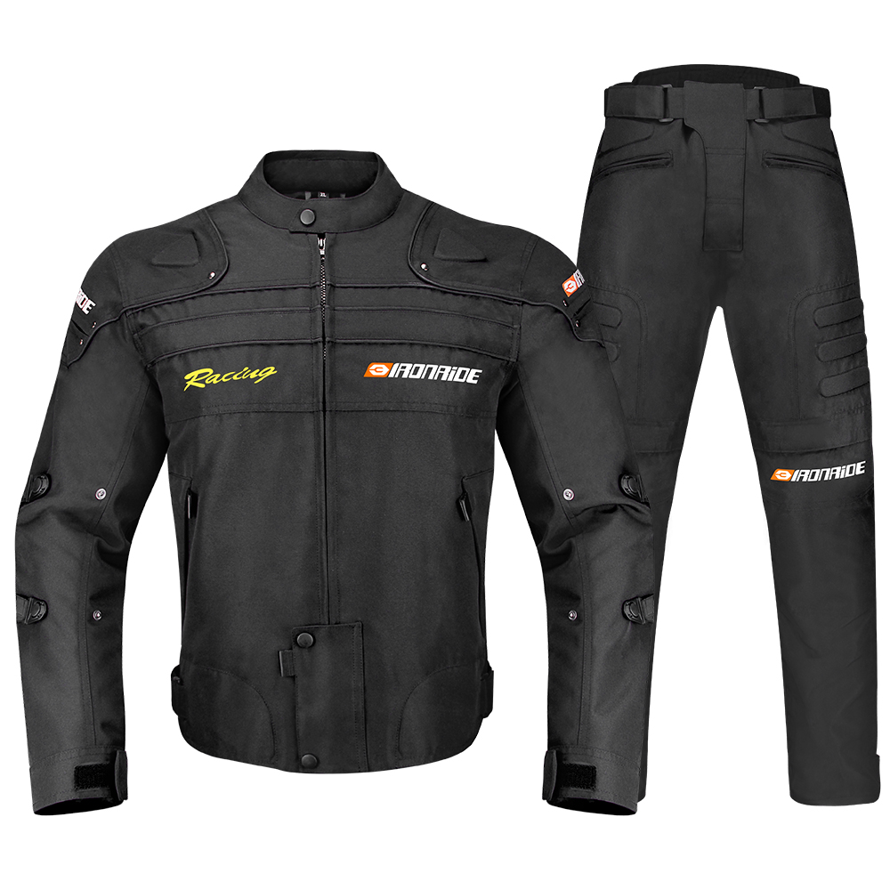 Motorcycle Wearing Gear - Men's Motorcycle Jacket Anti-Fall Wear-Resistant Motocross