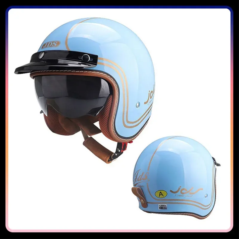 Men Women Open Face Motorcycle - Motorcycle Gear Vintage recension och pris