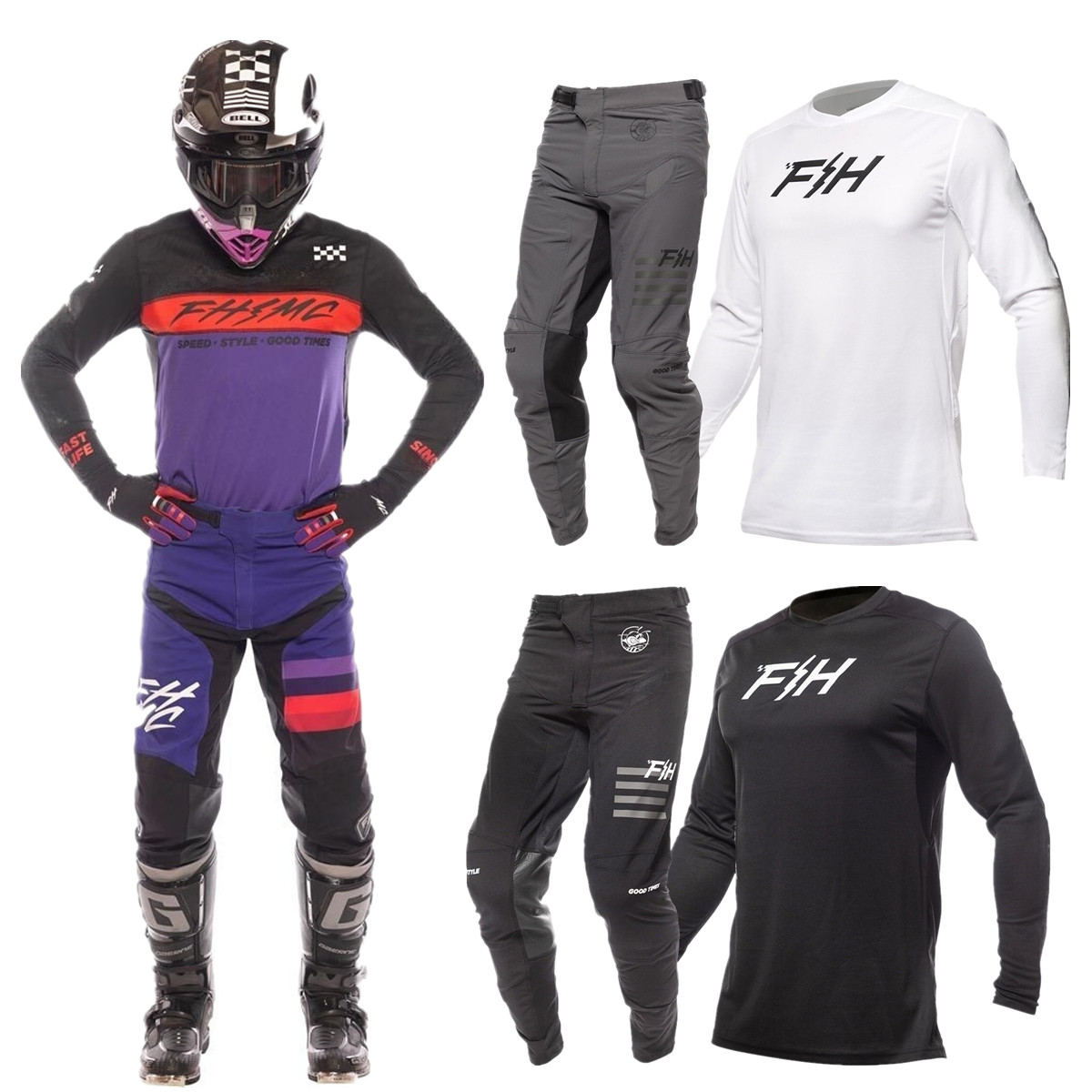 2026 FH Motocross Gear Set Top - Motorcycle Wearing Gear recension och pris