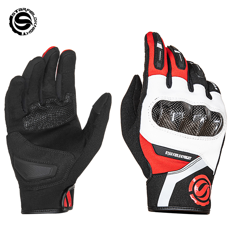 SFK Red Motorcycle Gloves Newe - Motorcycle Wearing Gear recension och pris