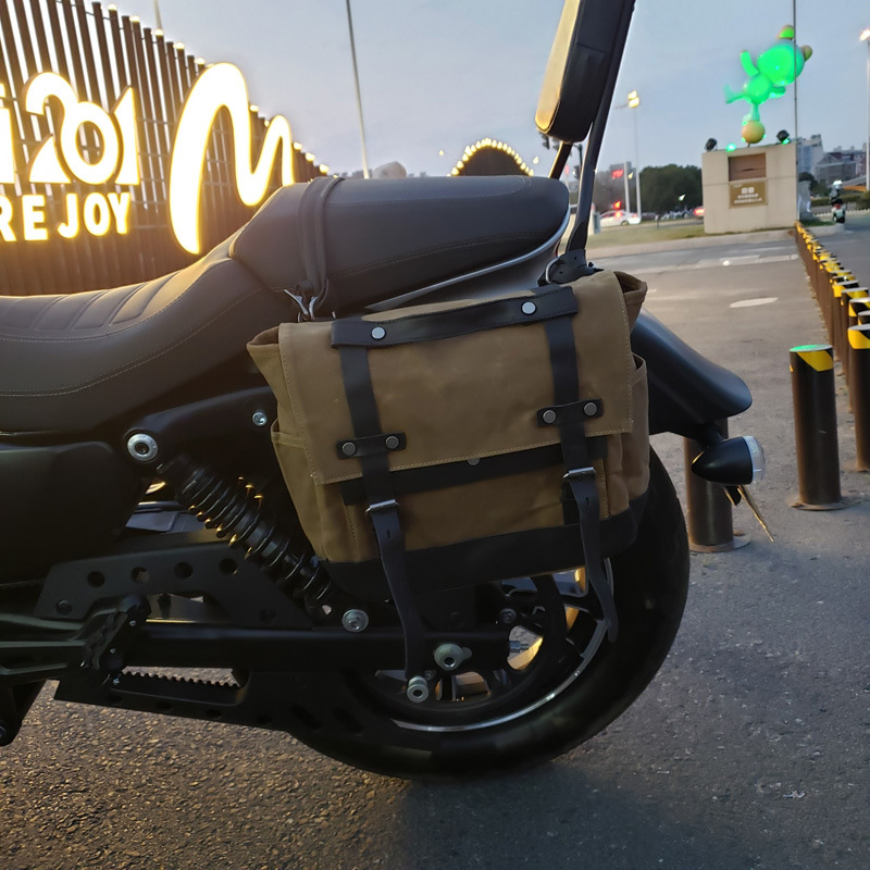 Vintage Motorcycle Saddlebag W - Motorcycle Gear Vintage recension och pris