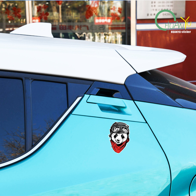 Panda bicycle cartoon car stic - Motorcycle Gear Pattern recension och pris