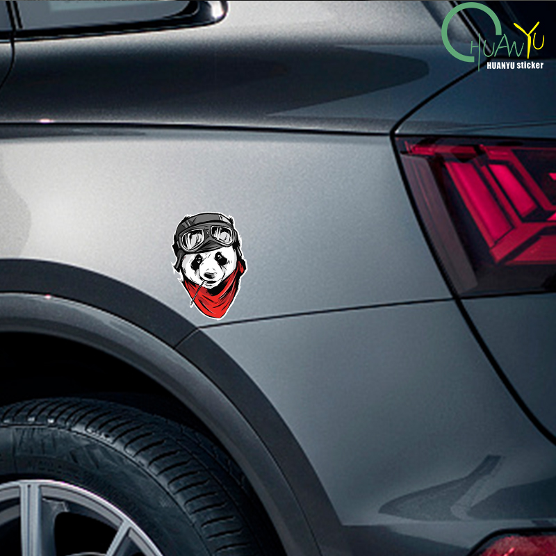 Panda bicycle cartoon car stic - Motorcycle Gear Pattern recension och pris