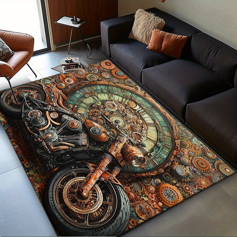 Steampunk Motorcycle Gear Rug  - Motorcycle Gear Wash recension och pris