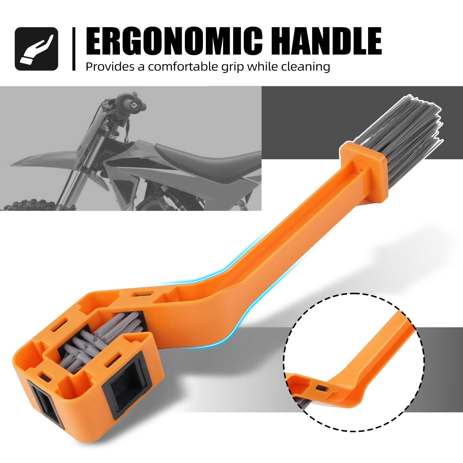 Chain Cleaning Brush Tool For  - Motorcycle Gear Wash recension och pris