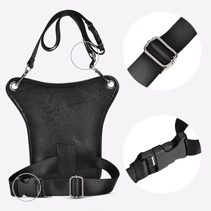 Vintage Pu Leather Waist Pack  - Motorcycle Gear Vintage recension och pris