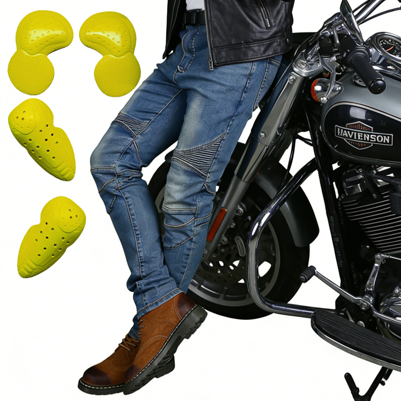 Men's Motorcycle Jeans Blue Di - Motorcycle Wearing Gear recension och pris